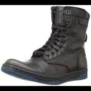 Diesel Leather Combat Boot Lace Up w/ zip (Men’s)